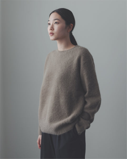 フォックスウール クルーネックセーター