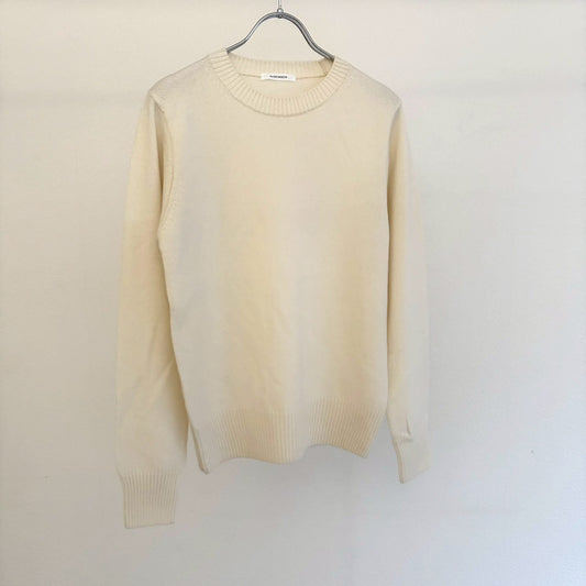 カシミヤ クルーネックセーター M