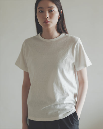 コットンスラブ　半袖Tシャツ