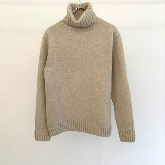 ヤクウール　タートルネックセーター