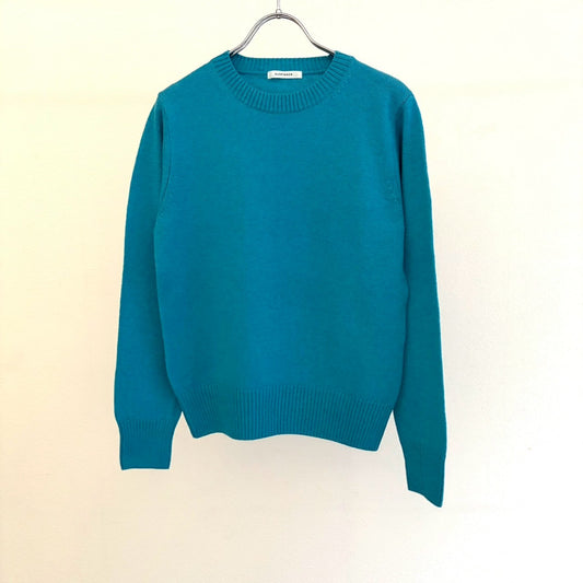 カシミヤ　クルーネックセーター　S