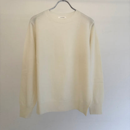 カシミヤ　薄手クルーネックセーター 継続
