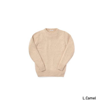 カシミヤ　クルーネックセーター