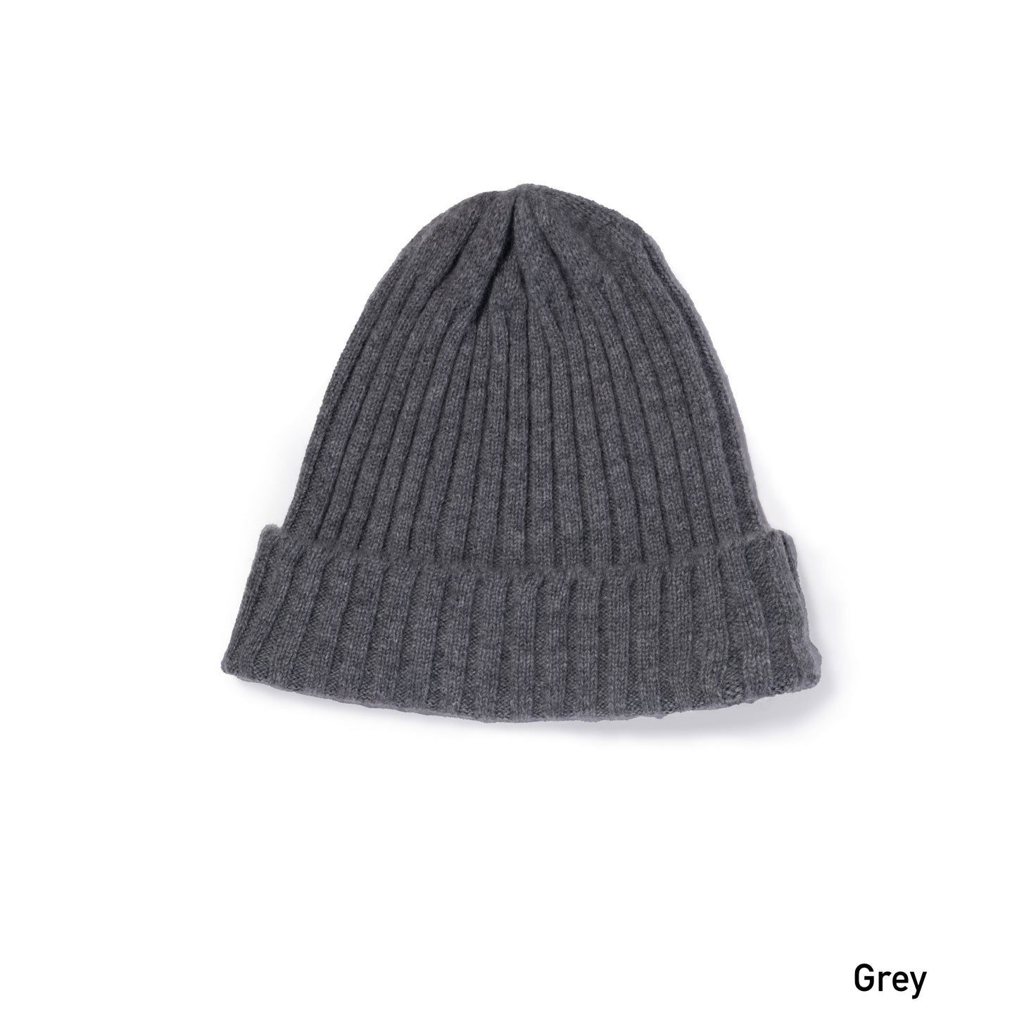 カシミヤ　手横ニット帽