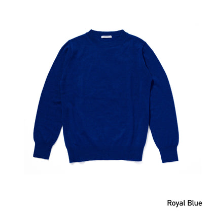 カシミヤ　薄手クルーネックセーター