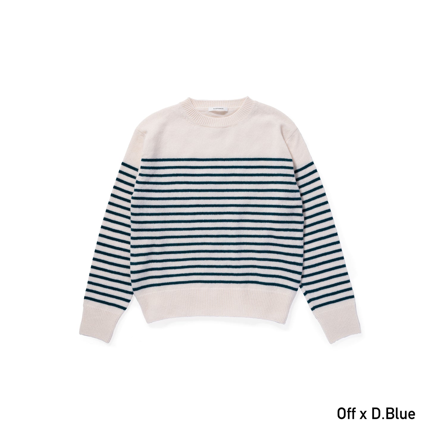 カシミヤ　ボーダーセーター