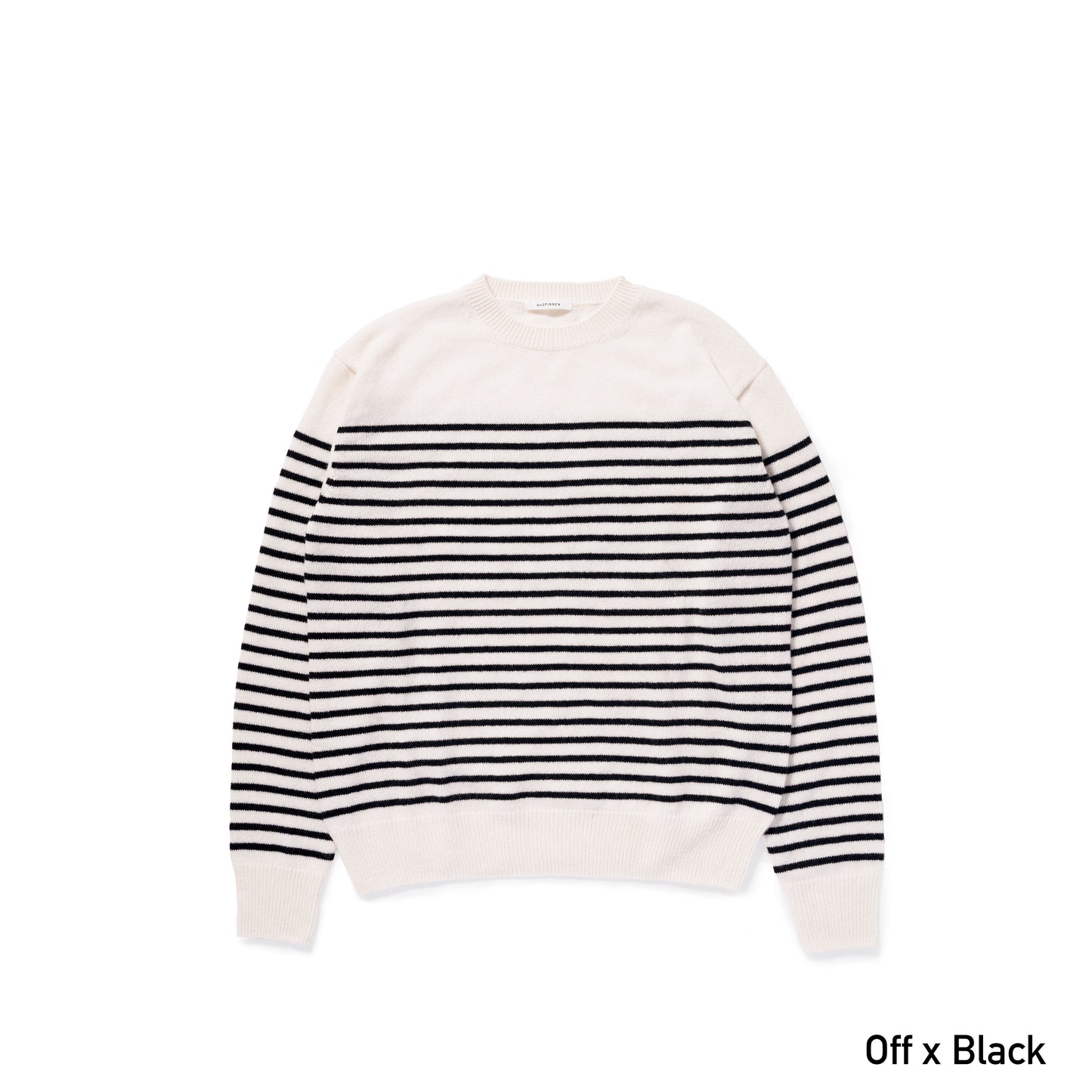 カシミヤ　ボーダーセーター